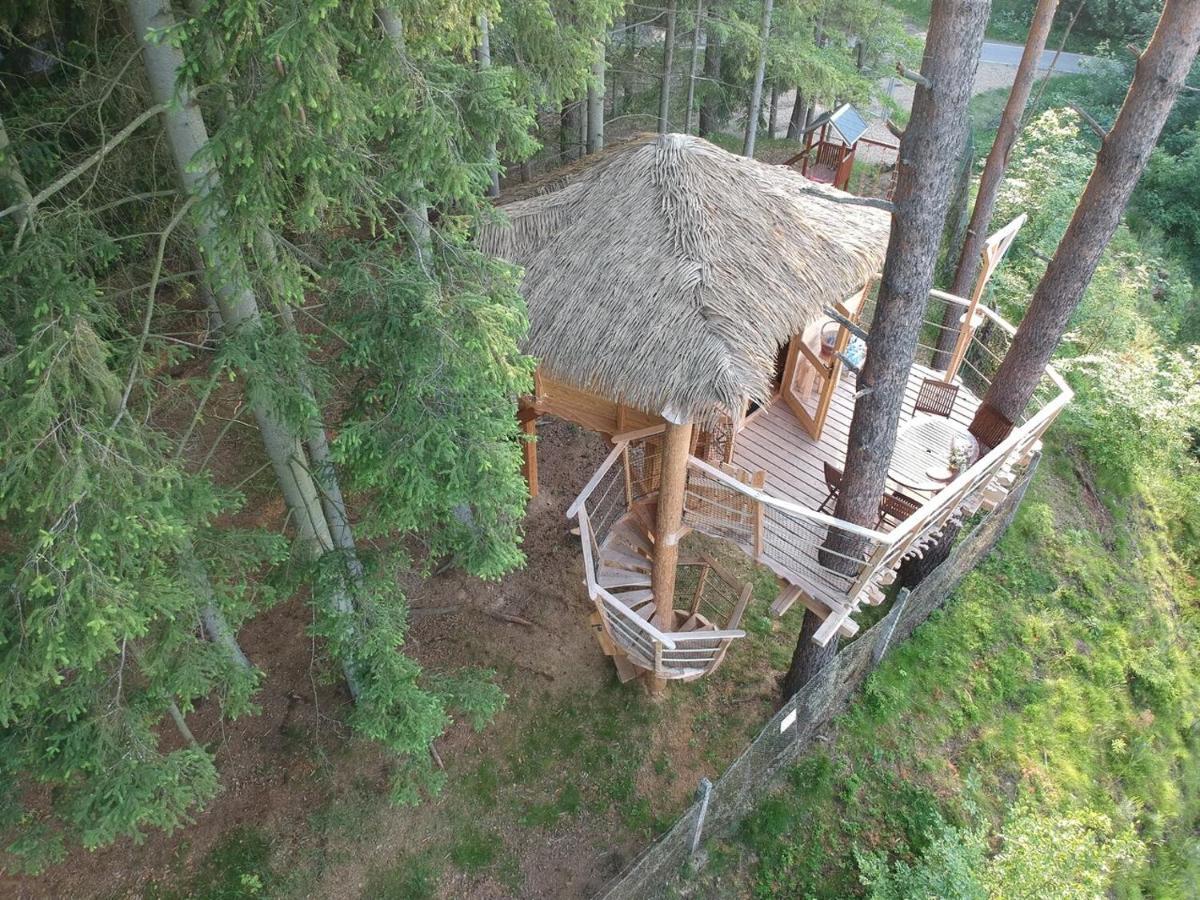 Отель Treehouse U Rybnika Osecna Экстерьер фото